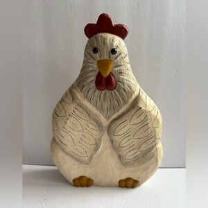 James Haddon Hand Carved Hand Painted Wooden Rooster